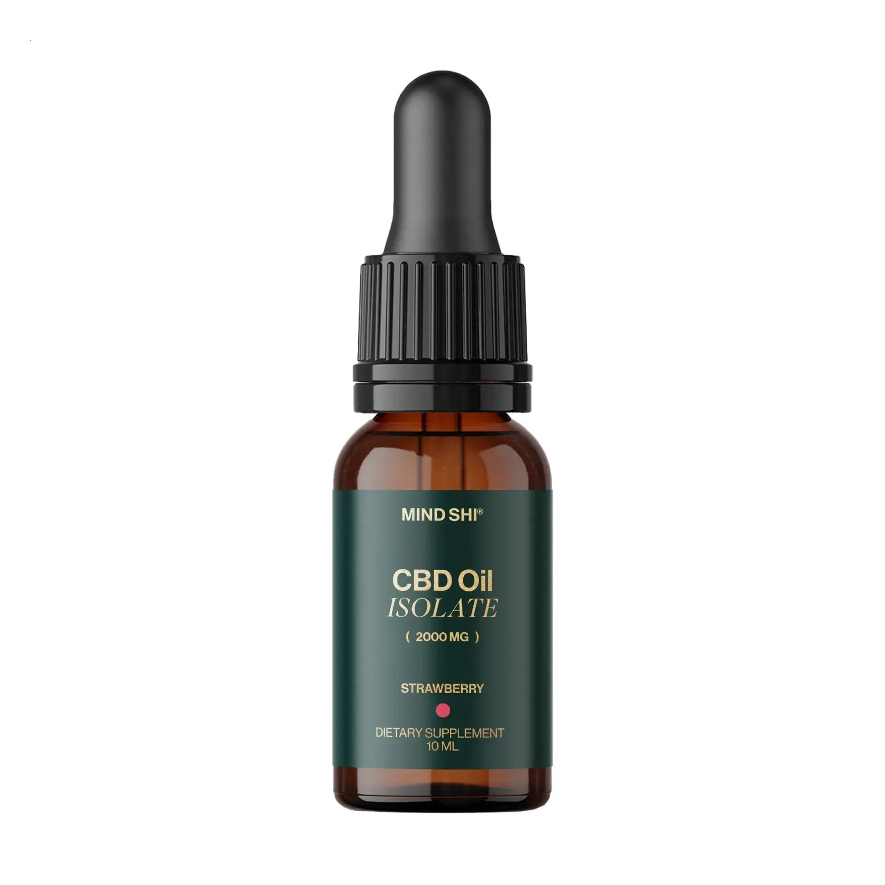 Ізолят олії CBD Mind Shi CBD Oil Isolate 2000 мг, зі смаком полуниці, 10 мл